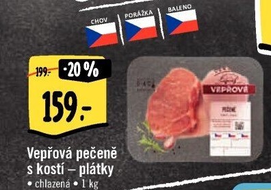 Vepřová pečeně s kostí Albert