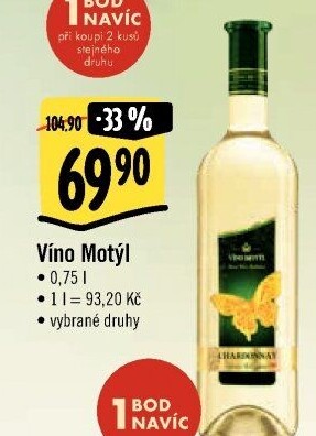 Vína Motýl Víno Mikulov