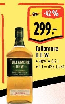 Whisky irská Tullamore Dew