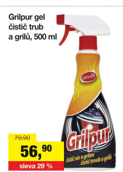 Čistič na trouby a grily Grilpur
