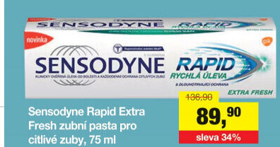 Pasta na zuby Rapid Sensodyne