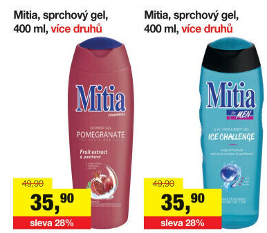 Sprchový gel Mitia