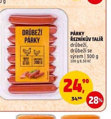 PÁRKY ŘEZNÍKŮV TALÍŘ 300 g