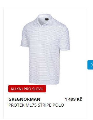 GREGNORMAN PROTEK ML75 STRIPE POLO
