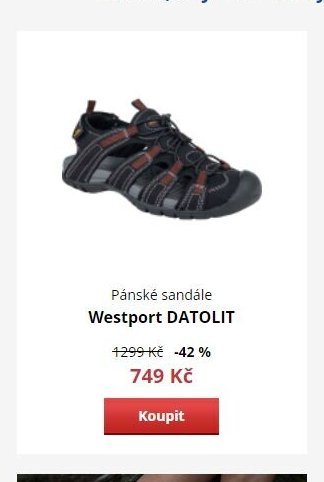 Pánské sandále Westport DATOLIT