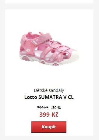 Dětské sandály Lotto SUMATRA V CL