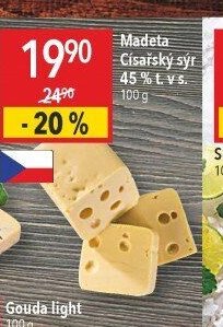Madeta Císařský sýr 45 % t. v s.