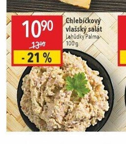 Chlebíčkový vlašský salát