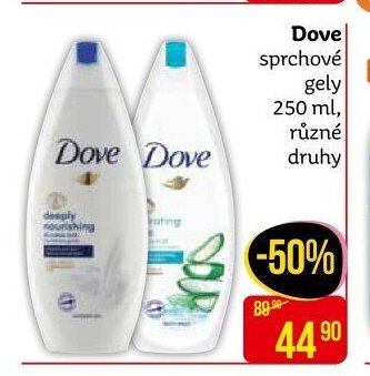 Dove sprchové gely 250 ml