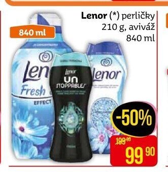 Lenor perličky 210 g, aviváž 840 ml
