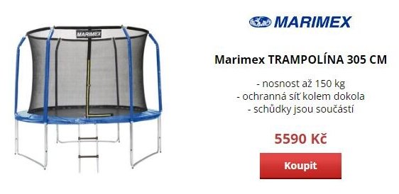Marimex TRAMPOLÍNA 305 CM