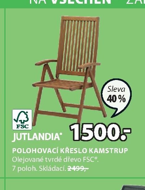 POLOHOVACÍ KŘESLO KAMSTRUP - Jysk akcniletaky.com