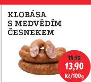 Klobása s medvědím česnekem