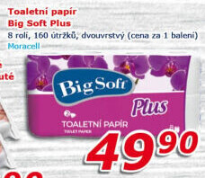 Toaletní papír 2vrstvý Big Soft