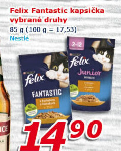 Kapsičky pro kočky Fantastic Felix Purina