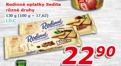 Oplatky Rodinné Sedita