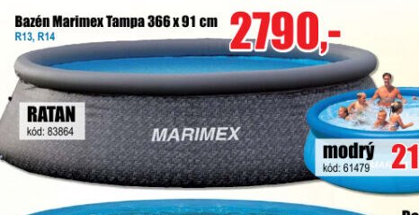 Bazén Marimex Tampa 366 x 91 cm