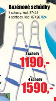Bazénové schůdky 3 schody