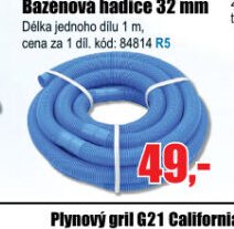 Bazénová hadice 32 mm