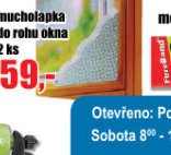 mucholapka do rohu okna 2 ks