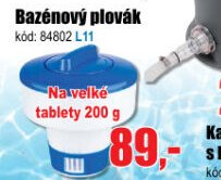Bazénový plovák