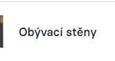 Obývací stěny