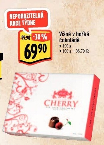 Bonboniéra Višně v čokoládě Cherry Carla