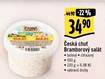 Bramborový salát Česká chuť