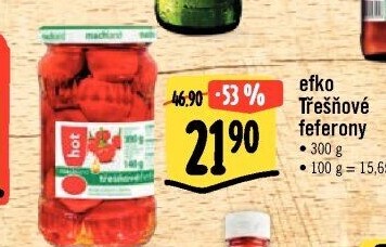 Feferony třešňové Machland