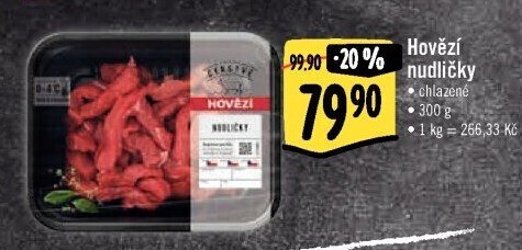 Hovězí nudličky Albert