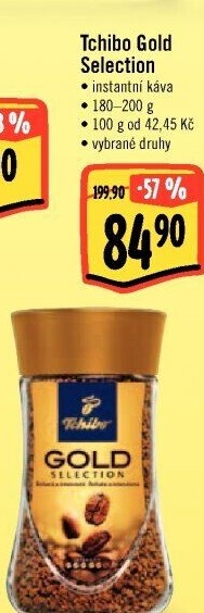 Instantní káva Tchibo Gold Selection