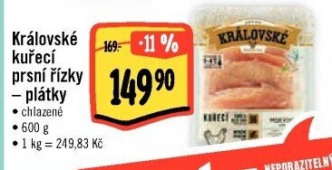 Kuřecí prsní řízky královské Albert