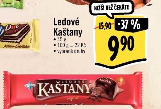 Ledové kaštany Orion