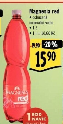 Minerální voda Magnesia Red