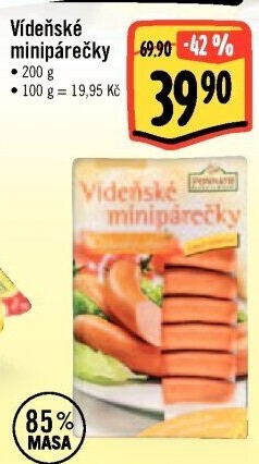 Minipárečky vídeňské Ponnath