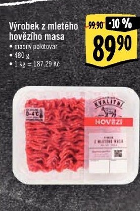 Mleté maso hovězí Albert
