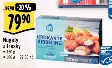 Obalované nugety z tresky mražené Albert Heijn