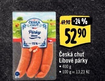 Párky libové Česká chuť