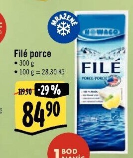 Rybí filé mražené Nowaco