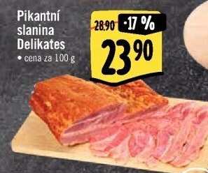 Slanina pikantní delikates