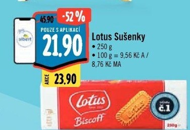 Sušenky Biscoff Lotus