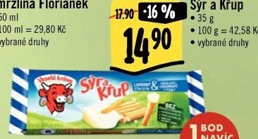 Sýr a křup Veselá kráva