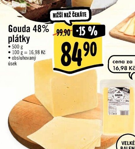 Sýr Gouda 48% Albert