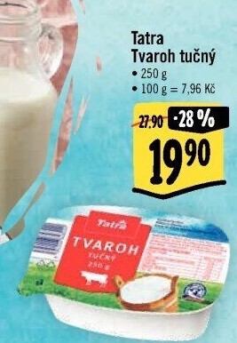 Tvaroh tučný Tatra