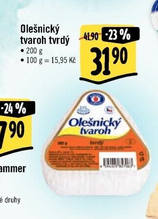Olešnický tvaroh tvrdý