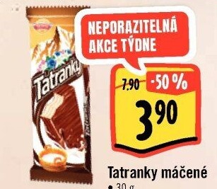 Celomáčené Tatranky Sedita