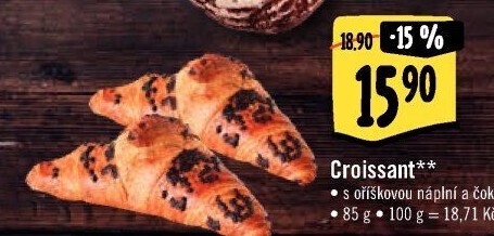 Croissant s náplní