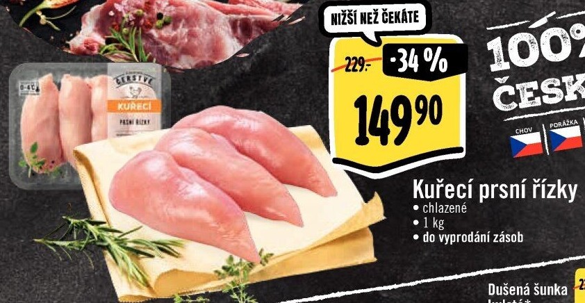 Kuřecí prsní řízky Albert