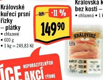 Kuřecí prsní řízky královské Albert