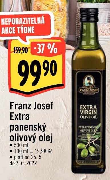 Olivový olej extra panenský Exclusive Franz Josef Kaiser